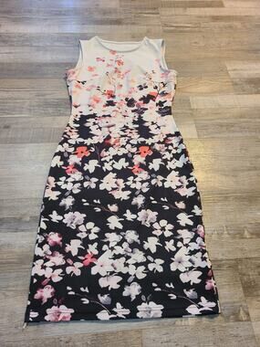 Unknown brand small women's floral sheath bodycon dress